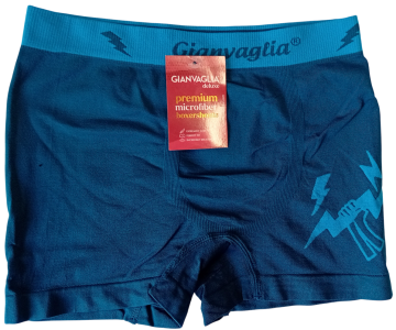 Gianvaglia naadloze jongens  boxershort  9801 donkerblauw