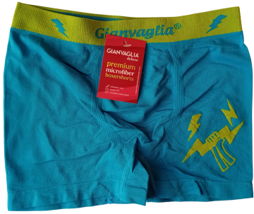 Gianvaglia naadloze jongens boxershort  9801 lichtrblauw