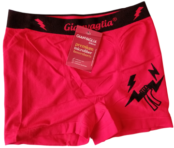 Gianvaglia naadloze jongens boxershort  9801 rood