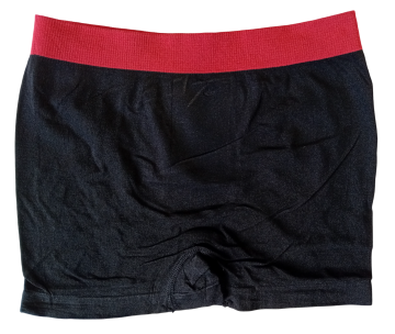 Gianvaglia naadloze jongens boxershort  9801 zwart achterzijde