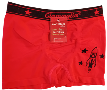 Gianvaglia naadloze jongens boxershort 9802 rood