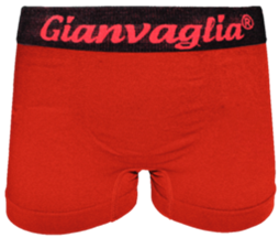 Gianvaglia naadloze jongens boxershort 9803 rood