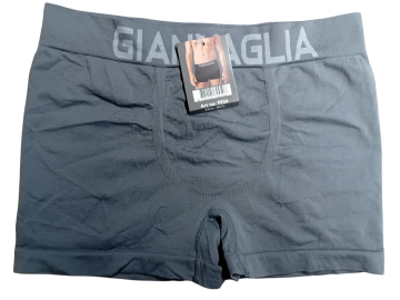 Gianvaglia naadloze microfiber heren boxershort antraciet budget boxershort