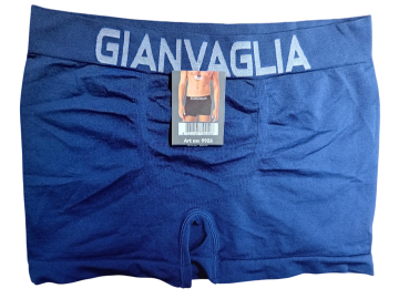 Gianvaglia naadloze microfiber heren boxershort donkerblauw budget boxershort