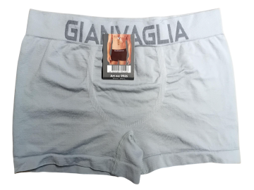 Gianvaglia naadloze microfiber heren boxershort grijs budget boxershort