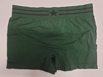 Naadloze Gianvaglia boxershort 9702 in groen achterkant