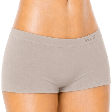 Laag model naadloze dames boxer mb hipster b6006 beige