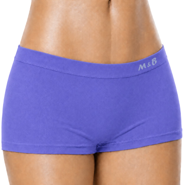 Laag model naadloze dames boxer mb hipster b6006 paars