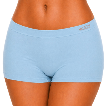 Licht blauwe naadloze dames boxer stv s8059