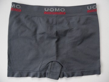 Naadloze Uomo Underwear boxershort B1002 in antraciet achterkant