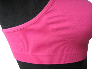 Mb naadloos dames spaghetti topje b6005 donker roze  zijkant pop