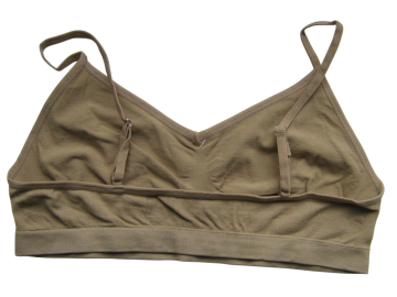 Mb naadloos dames spaghetti topje b6005 licht beige achterzijde