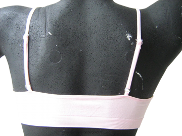 Mb naadloos dames spaghetti topje b6005 licht roze achterzijde pop