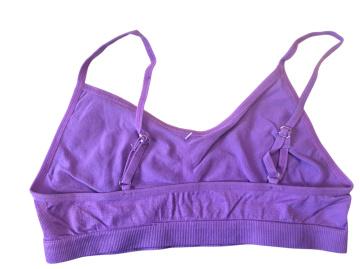 Mb naadloos dames spaghetti topje b6005 paars achterzijde