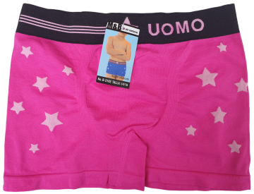 Mb naadloze boxershort voor jongens b2102 roze