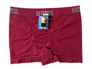 Mb naadloze heren boxershort b1002 bordeaux