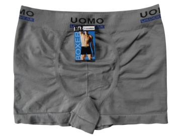 Mb naadloze heren boxershort b1002 grijs