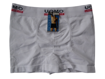 Mb naadloze heren boxershort b1002 wit