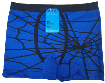 Mb naadloze microfiber boxershort b2064  blauw