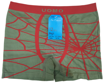 Mb naadloze microfiber boxershort b2064 groen