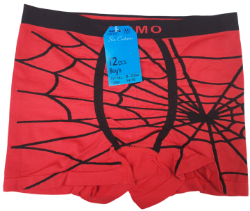 Mb naadloze microfiber boxershort b2064 rood