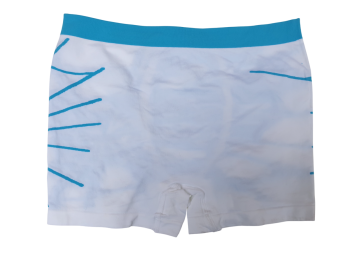 Mb naadloze microfiber boxershort b2064 wit achterzijde
