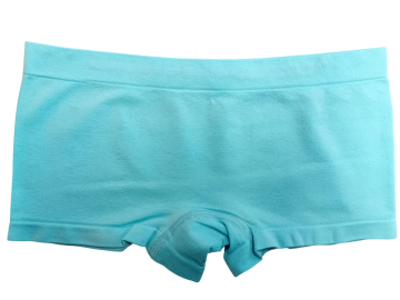 Mb naadloze microfiber dames boxer b6006 aqua blauw achterzijde