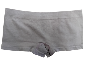 Mb naadloze microfiber dames boxer b6006 beige achterzijde