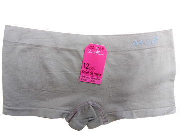 Mb naadloze microfiber dames boxer b6006 beige