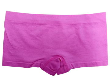 Mb naadloze microfiber dames boxer b6006 donker roze achterzijde