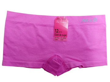 Mb naadloze microfiber dames boxer b6006 donker roze
