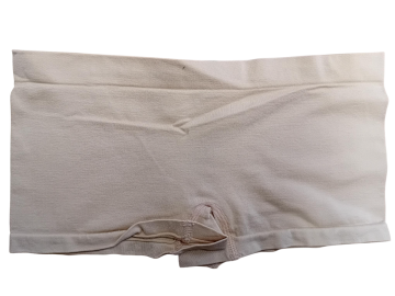 Mb naadloze microfiber dames boxer b6006 licht beige achterzijde