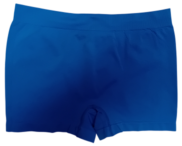 Mb naadloze microfiber heren boxershort b1000 blauw achterzijde