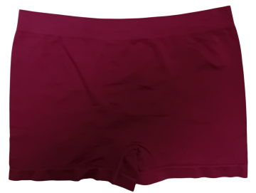 Mb naadloze microfiber heren boxershort b1000 bordeaux achterzijde 0