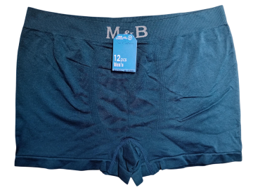Mb naadloze microfiber heren boxershort b1000 donkerblauw