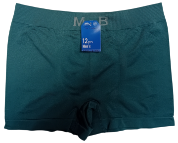 Mb naadloze microfiber heren boxershort b1000 groen 0