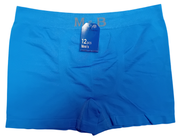 Mb naadloze microfiber heren boxershort b1000 lichtblauw 0