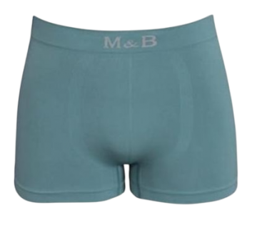 Mb naadloze microfiber heren boxershort b1000 model groen