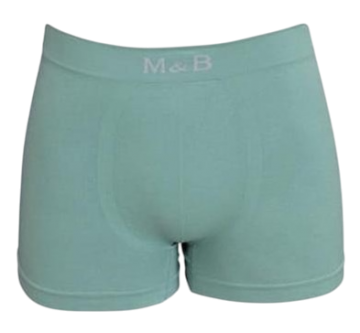 Mb naadloze microfiber heren boxershort b1000 model legergroen