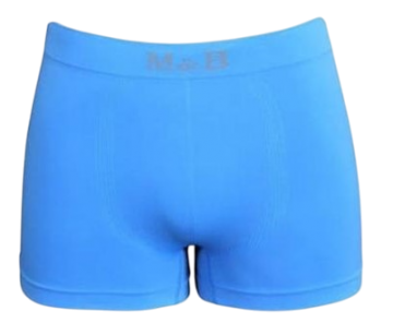 Mb naadloze microfiber heren boxershort b1000 model lichtblauw