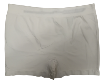 Mb naadloze microfiber heren boxershort b1000 wit achterzijde 0