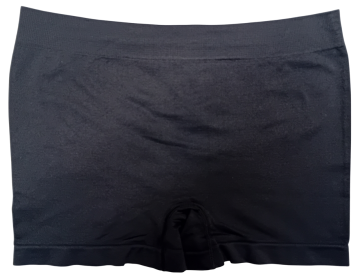 Mb naadloze microfiber heren boxershort b1000 zwart achterzijde