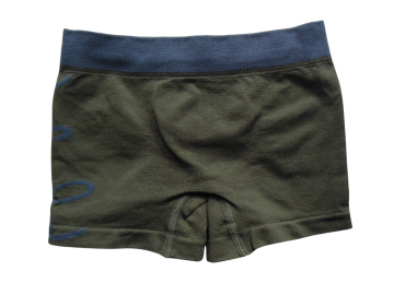 Mb naadloze microfiber jongens boxershort 2090  groen achterzijde