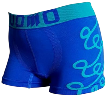 Mb naadloze microfiber jongens boxershort 2090 blauw groen pop
