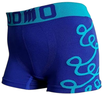 Mb naadloze microfiber jongens boxershort 2090 donkerblauw groen pop
