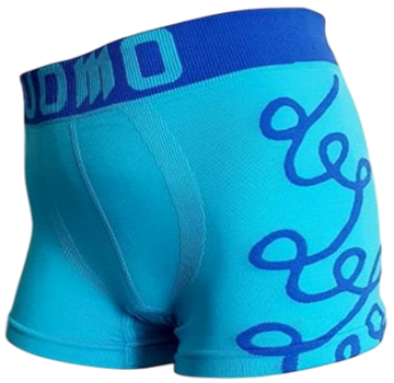 Mb naadloze microfiber jongens boxershort 2090 licht blauw pop