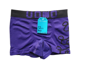 Mb naadloze microfiber jongens boxershort 2090 paars