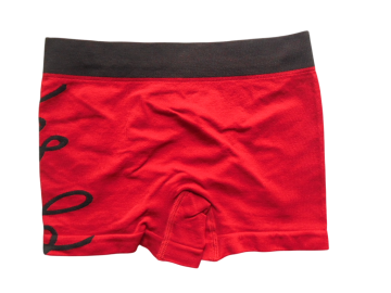 Mb naadloze microfiber jongens boxershort 2090 rood achterzijde