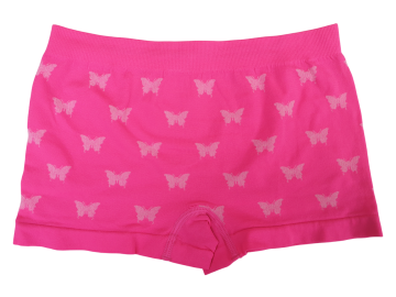 Mb naadloze microfiber meisjes boxer b7028 vlinders roze achterzijde