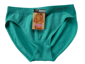 Mb naadloze microfiber meisjes slip b7012 aqua blauw